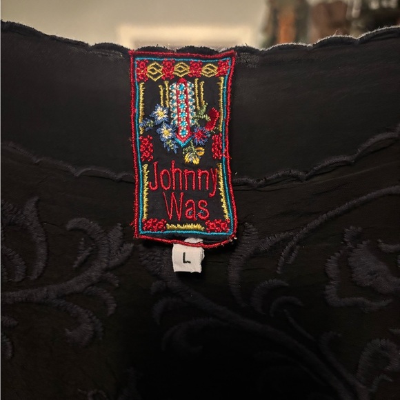 Johnny Was Long Sleeve Blouse - Picture 2 of 4